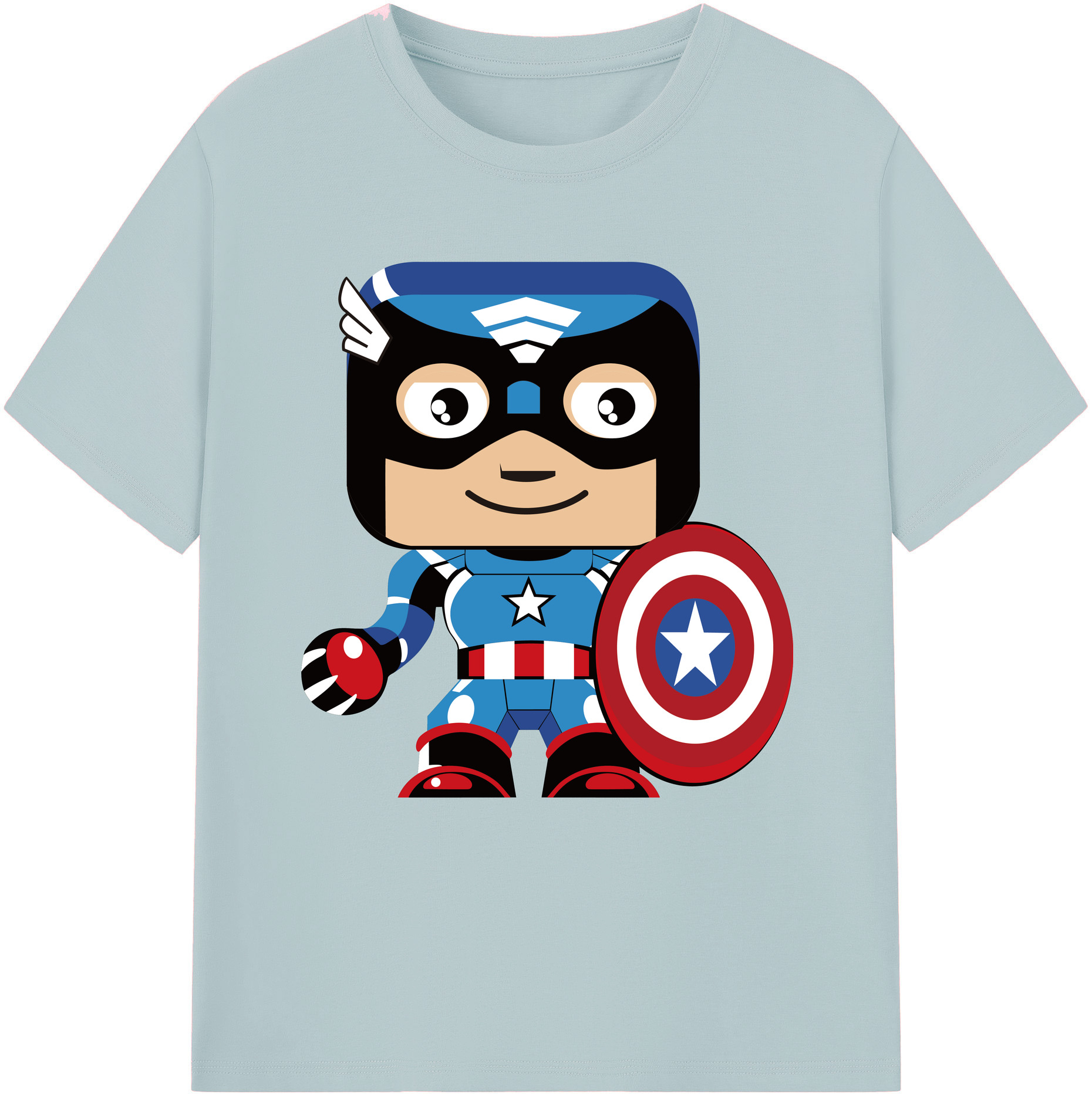 （画像用） アベンジャーズ The Avengers 綿100％半袖Tシャツ（フロントプリント）
